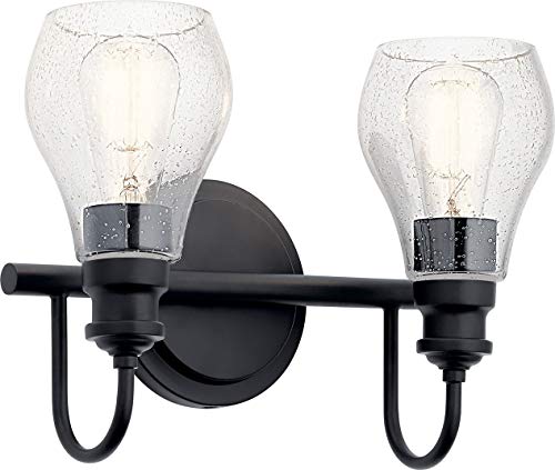 Kichler 45391BK Greenbrier Two Light Bath, Black Alternate Image 4.jpg