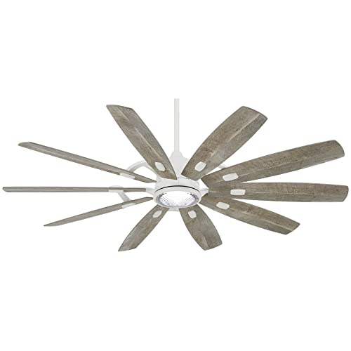 Minka-Aire F864L-WHF/SVG Barn 65" Ceiling Fan, Flat White Alternate Image.jpg