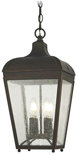 Minka-Lavery 72484-143C Marquee Four Light Chain Hung Lantern, Oil Rubbed Bronze W/ Gold Highlights Alternate Image.jpg
