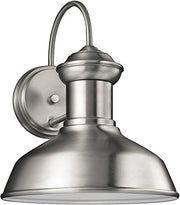 Generation Lighting 8547701-04 Fredricksburg One Light Outdoor Wall Lantern, Satin Aluminum Alternate Image.jpg