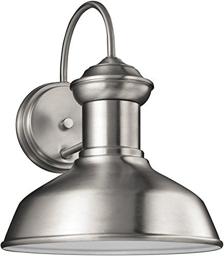 Generation Lighting 8547701-04 Fredricksburg One Light Outdoor Wall Lantern, Satin Aluminum Alternate Image.jpg