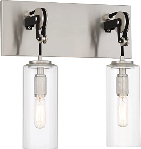 Minka-Lavery 2892-691 Pullman Junction Two Light Bath, Coal With Brushed Nickel Alternate Image.jpg