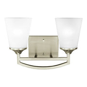 Generation Lighting 4424502-962 Hanford Two Light Wall / Bath, Brushed Nickel Alternate Image.jpg