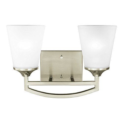 Generation Lighting 4424502-962 Hanford Two Light Wall / Bath, Brushed Nickel Alternate Image.jpg