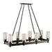 Kichler 2943OZ Circolo Eight Light Linear Chandelier, Olde Bronze Alternate Image.jpg