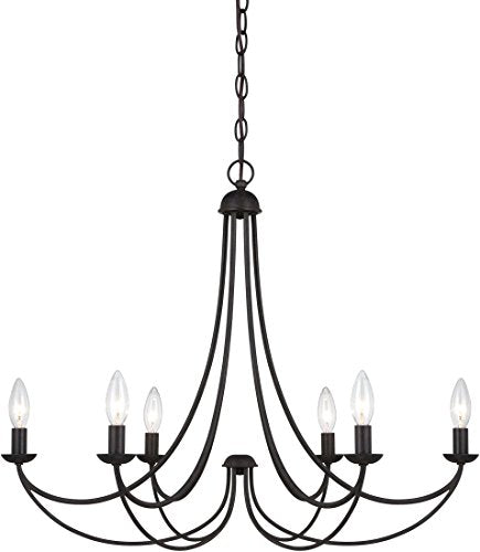 Quoizel MRN5006IB Mirren Six Light Chandelier, Imperial Bronze Alternate Image 3.jpg