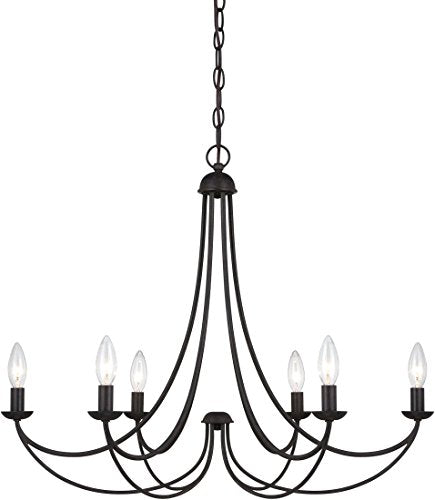 Quoizel MRN5006IB Mirren Six Light Chandelier, Imperial Bronze Alternate Image 3.jpg