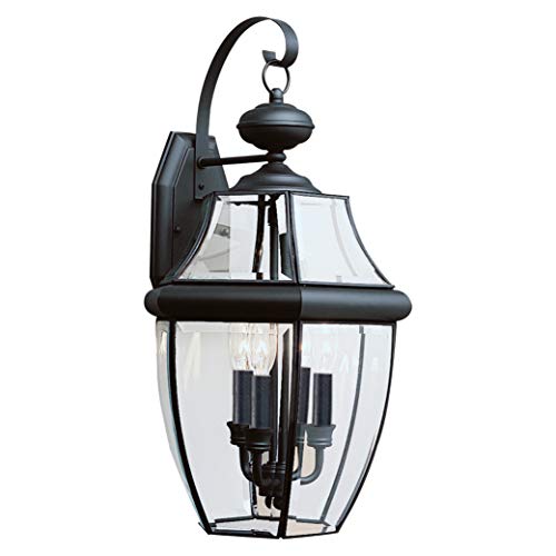 Generation Lighting 8039-12 Lancaster Two Light Outdoor Wall Lantern, Black Alternate Image.jpg