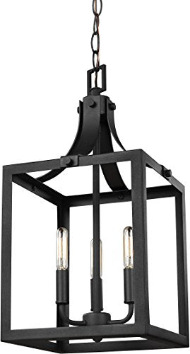 Generation Lighting 5140603EN-12 Labette Three Light Hall / Foyer, Black Alternate Image.jpg