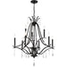 Minka-Lavery 4449-66A Laurel Estate Nine Light Chandelier, Coal Alternate Image.jpg