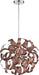 Quoizel RBN2817SG Ribbons Five Light Pendant, Satin Copper Alternate Image.jpg