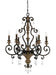 Quoizel MQ5006HL Marquette Six Light Chandelier, Heirloom Alternate Image 3.jpg