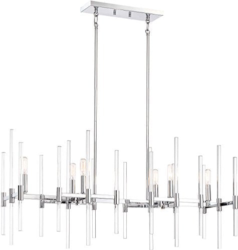 Minka-Lavery 3096-77 Pillar Six Light Island Pendant, Chrome Alternate Image.jpg