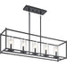 Kichler 43995BK Crosby Five Light Linear Chandelier, Black Alternate Image 4.jpg