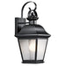 Kichler 9708BK Mount Vernon One Light Outdoor Wall Mount, Black Alternate Image.jpg