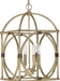 Capital Lighting 4521FO Surrey Four Light Foyer Pendant, French Oak Alternate Image.jpg