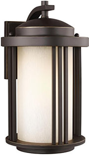 Generation Lighting 8747901EN3-71 Crowell One Light Outdoor Wall Lantern, Antique Bronze Alternate Image.jpg