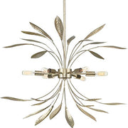 Progress P500415-176 Mariposa Collection Six-Light Gilded Silver Hanging Pendant Light Alternate Image.jpg