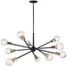 Kichler 43119BK Armstrong Ten Light Chandelier, Black Alternate Image.jpg