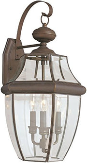 Generation Lighting 8040EN-71 Lancaster Three Light Outdoor Wall Lantern, Antique Bronze Alternate Image.jpg