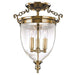 Hudson Valley 140-AGB Hanover Three Light Semi Flush Mount, Aged Brass Alternate Image.jpg