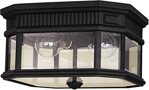 Generation Lighting OL5413BK Cotswold Lane Two Light Outdoor Fixture, Black Alternate Image.jpg