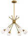 George Kovacs P1806-248 Pontil Six Light Chandelier, Honey Gold Alternate Image.jpg