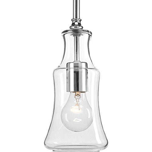 Progress P500113-015 Litchfield Collection One-Light Polished Chrome Clear Glass Coastal Pendant Light Alternate Image.jpg
