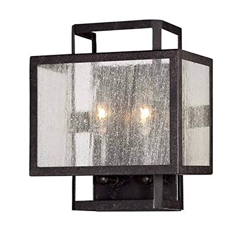 Minka-Lavery 4870-283 Camden Square Two Light Wall Sconce, Aged Charcoal Alternate Image.jpg