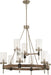 Minka-Lavery 4639-106 Bridlewood Nine Light Chandelier, Stone Grey W/Brushed Nickel Alternate Image.jpg