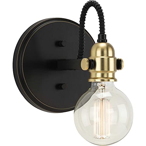 Progress P300189-020 Axle Collection One-Light Antique Bronze Vintage Style Bath Vanity Wall Light Alternate Image.jpg