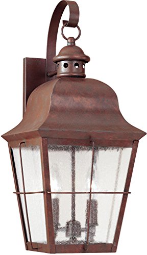 Generation Lighting 8463EN-44 Chatham Two Light Outdoor Wall Lantern, Weathered Copper Alternate Image.jpg
