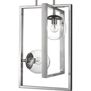 Progress P500284-009 Atwell Collection Two-Light Brushed Nickel Clear Glass Luxe Pendant Light Alternate Image.jpg