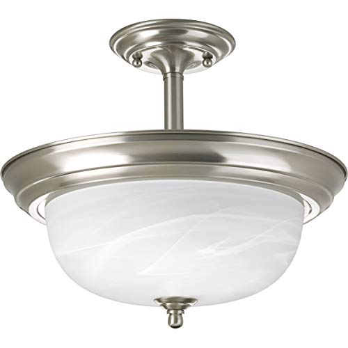 Progress P3927-09 Two-Light Dome Glass 13-1/4" Semi Flush Convertible Alternate Image.jpg