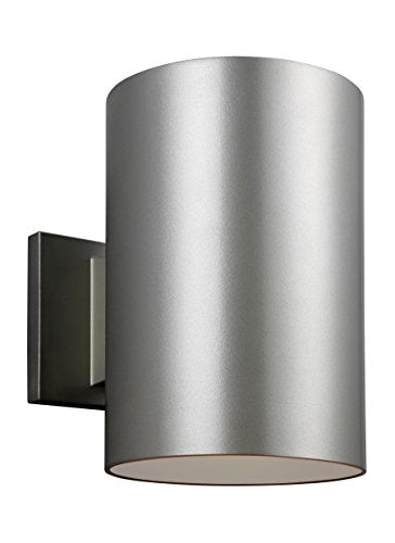 Visual Comfort Studio 8313901EN3-753 Outdoor Cylinders One Light Outdoor Wall Lantern, Painted Brushed Nickel Alternate Image.jpg