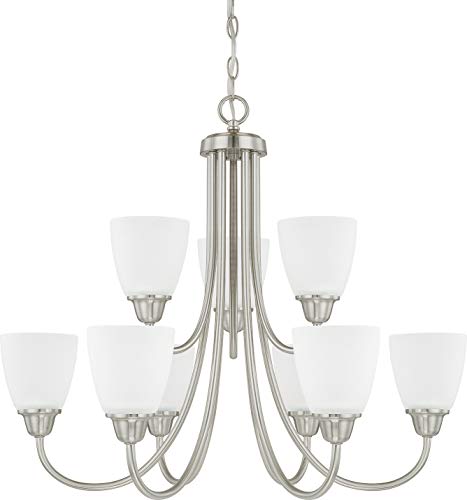 Capital Lighting 415191BN-337 Trenton Nine Light Chandelier, Brushed Nickel Alternate Image.jpg