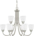 Capital Lighting 415191BN-337 Trenton Nine Light Chandelier, Brushed Nickel Alternate Image.jpg