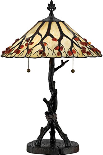 Quoizel AG711TVA Whispering Wood Two Light Table Lamp, Valiant Bronze Alternate Image 2.jpg