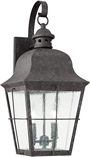 Generation Lighting 8463EN-46 Chatham Two Light Outdoor Wall Lantern, Oxidized Bronze Alternate Image.jpg