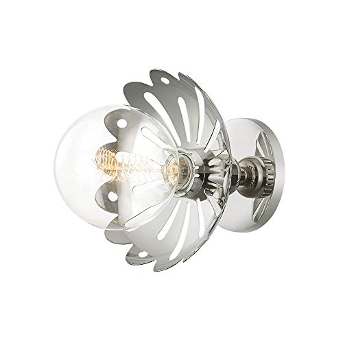 Mitzi H353101-PN Alyssa One Light Wall Sconce, Polished Nickel Alternate Image.jpg