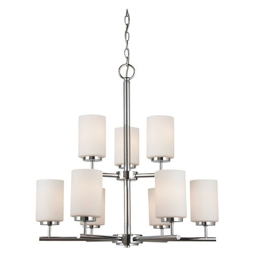 Generation Lighting 31162-05 Oslo Nine Light Chandelier, Chrome Alternate Image.jpg