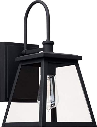 Capital Lighting 926811BK Belmore One Light Outdoor Wall Lantern, Black Alternate Image.jpg