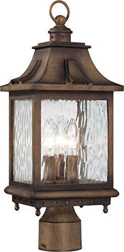 Minka-Lavery 72116-149 Wilshire Park Three Light Post Mount, Portsmouth Bronze Alternate Image.jpg