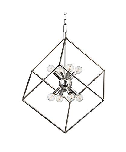 Hudson Valley 1220-PN Roundout Eight Light Pendant, Polished Nickel Alternate Image.jpg