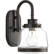Progress P300080-020 Judson Collection One-Light Antique Bronze Clear Glass Farmhouse Bath Vanity Light Alternate Image.jpg