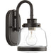 Progress P300080-020 Judson Collection One-Light Antique Bronze Clear Glass Farmhouse Bath Vanity Light Alternate Image.jpg