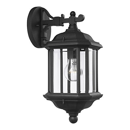 Generation Lighting 84030-12 Kent One Light Outdoor Wall Lantern, Black Alternate Image.jpg