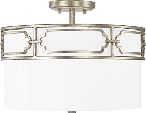 Capital Lighting 243431AS Merrick Three Light Semi-Flush Mount, Antique Silver Alternate Image 4.jpg