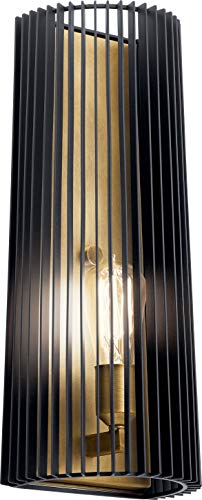 Kichler 44170BK Linara One Light Wall Sconce, Black Alternate Image.jpg