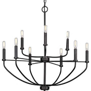 Progress P400202-009 Leyden Collection Five-Light Brushed Nickel Farmhouse Style Chandelier Alternate Image.jpg